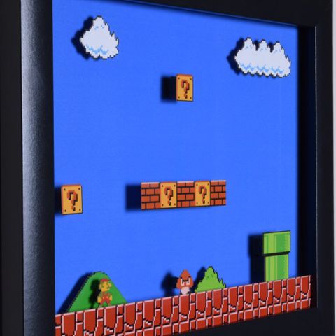 Nintendo Super Mario diorama