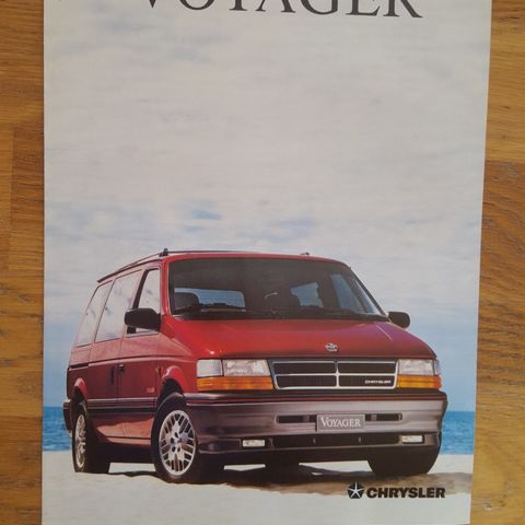 Brosjyre Chrysler Voyager