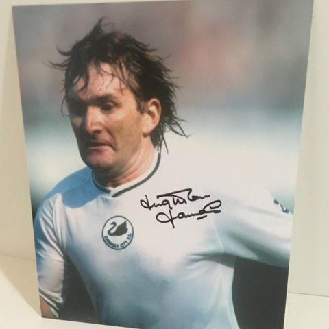 Swansea City - Leighton James 20x25 cm fotografi med autentisk signatur