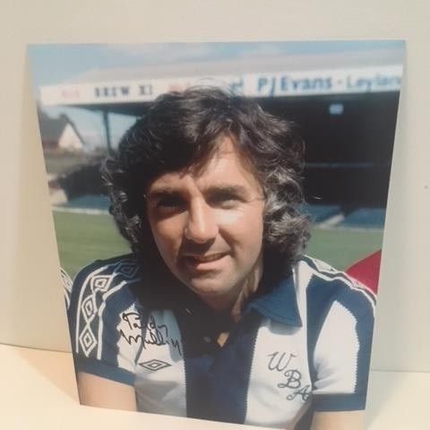 West Bromwich Albion  - Paddy Mulligan fotografi med autentisk signatur