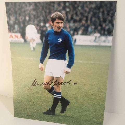 Chelsea - Charlie Cooke fotografi (20x25 cm) med autentisk signatur