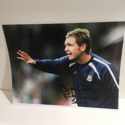 West Ham United - Peter Grant autentisk signert 25x20 cm fotografi