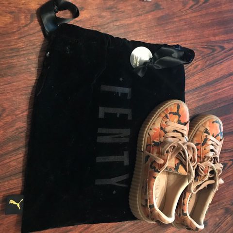 Rihanna Fenty Puma skinn creepers camo str 38