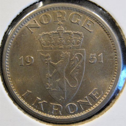 1 Kr 1951 Kong Haakon 7