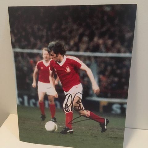Nottingham Forest - Stan Bowles autentisk signert fotografi