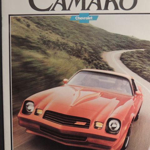 1980 Chevrolet Camaro brosjyre
