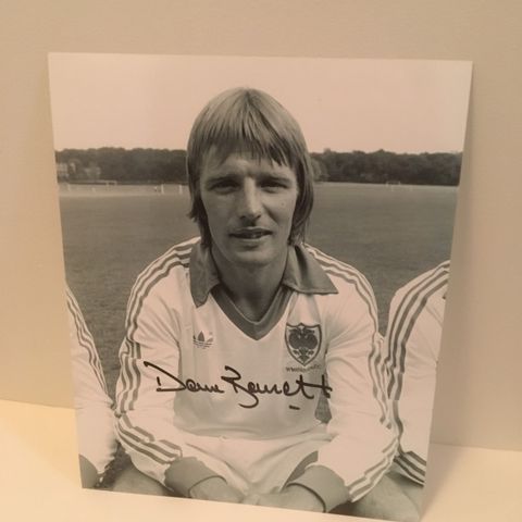 Wimbledon FC - Dave Bassett autentisk signert fotografi