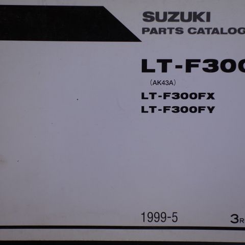 Suzuki LT-F300F  ATV Delekatalog  utgitt mai. 1999