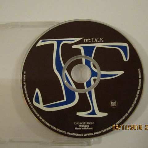 DC TALK / JESUS FREAK CD SINGLE - KR. 10.-