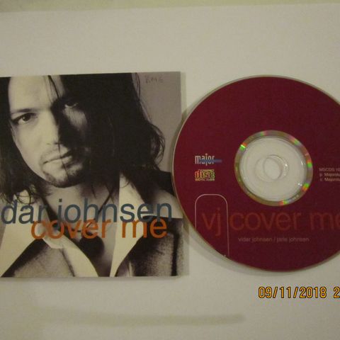 VIDAR JOHNSEN / COVER ME - CD SINGLE (PROMO NOT FOR SALE)