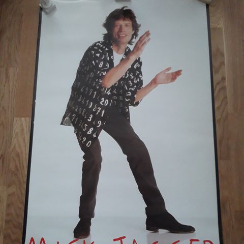 Mick Jagger & Rolling Stones. Original poster. Samling.