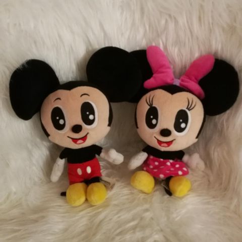 Mikke & Minnie Disneyland bamser