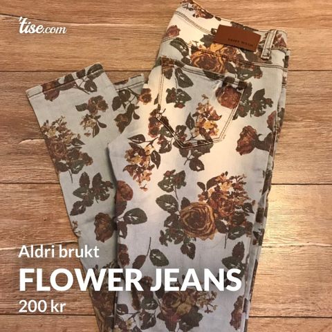 Flower Skinny Jeans