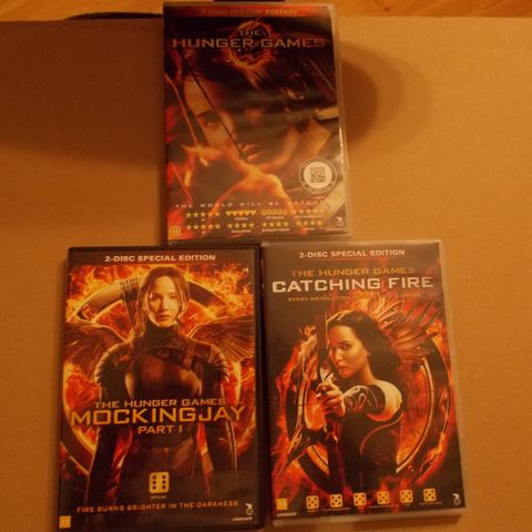 DVD Hunger Games    norske tekster