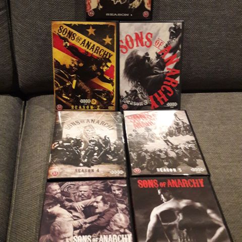 Dvd sons of anarchi 1-7