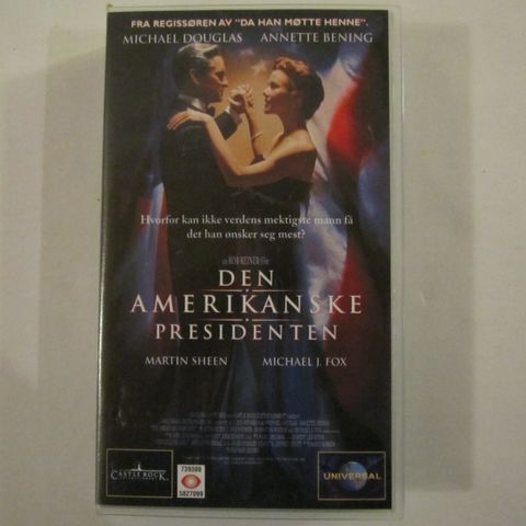 DEN AMERIKANSKE PRESIDENTEN - VHS FILM