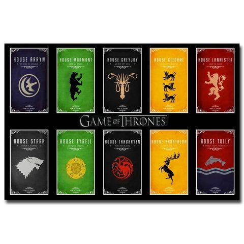 House Banners plakat - Game of Thrones