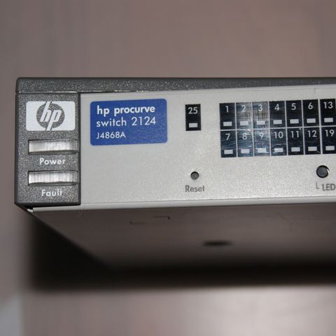 HP procurve switch