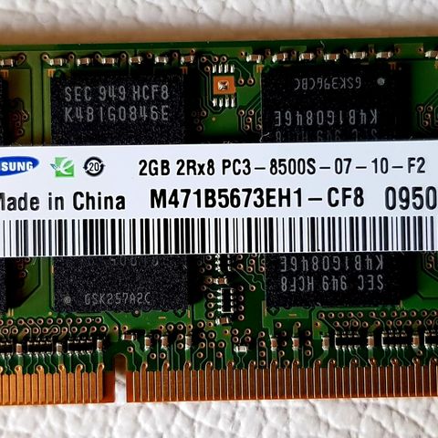 Samsung RAM 2x2GB 2Rx8 PC3 8500S 