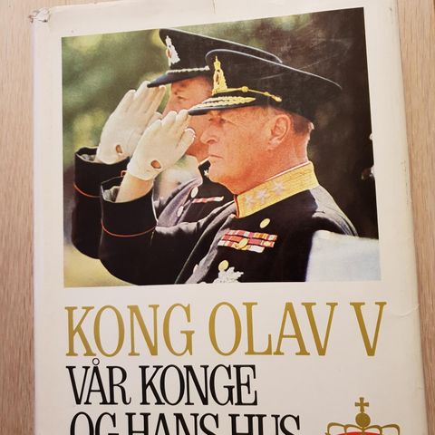 Kong Olav V- Vår konge og hans hus selges for kr. 110.