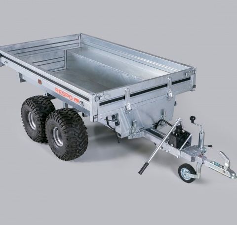 Solid Respo ATV-tilhenger med tipp. 910kg nyttelast!