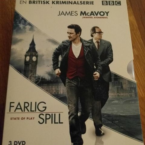 Farlig Spill (state of play, mini-serie BBC, DVD)