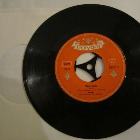 FREDDY QUINN / WER DAS WERGISST - 7" VINYL SINGLE