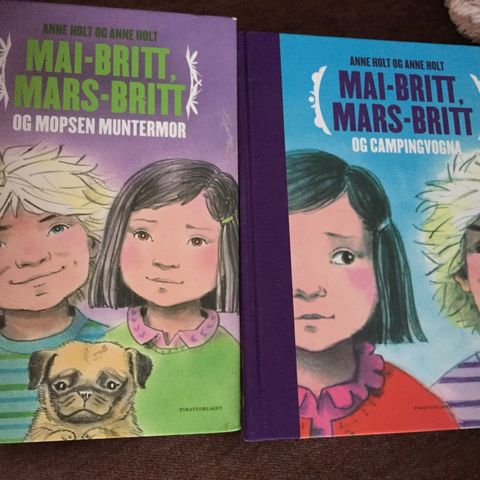 Mai-Britt. Mars-Britt og Mopsen muntermor.   Kr 30 pr stk