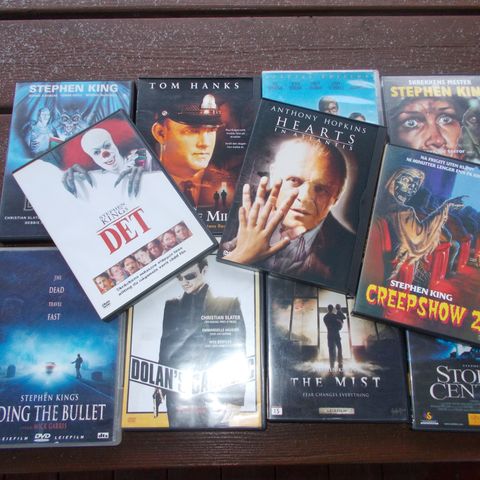 DVD     Stephen King filmer