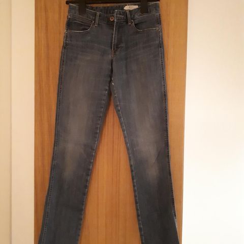 Jeans bukse olabukse lyseblå str. S