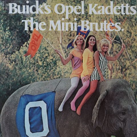 1969 OPEL Kadetts The Mini Brutes  brosjyre