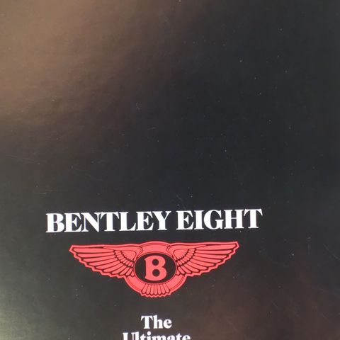 Bentley Eight brosjyre 1988