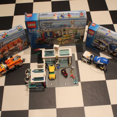 Lego City sett: 7990,7991 & 7993