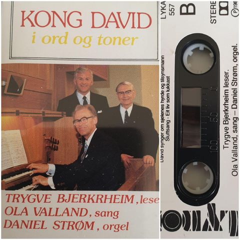 VINTAGE KASSET MED KRISTEN MUSIKK - KONG DAVID I ORD OG TONER 