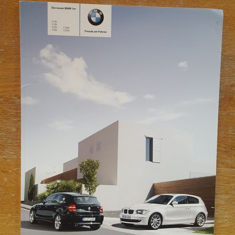 Brosjyre BMW 1-serien 2007 E87