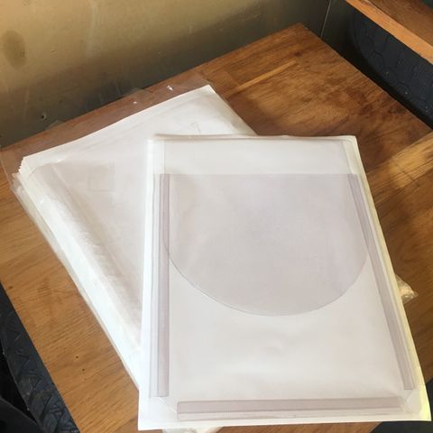 Selvklebende plastmapper A4