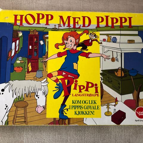 HOPP MED PIPPI (brettspill fra DAMM 1997)