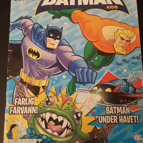 Batman kids tegneserieblad