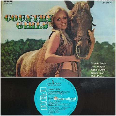 VINTAGE LP/VINYL  - COUNTRY GIRLS