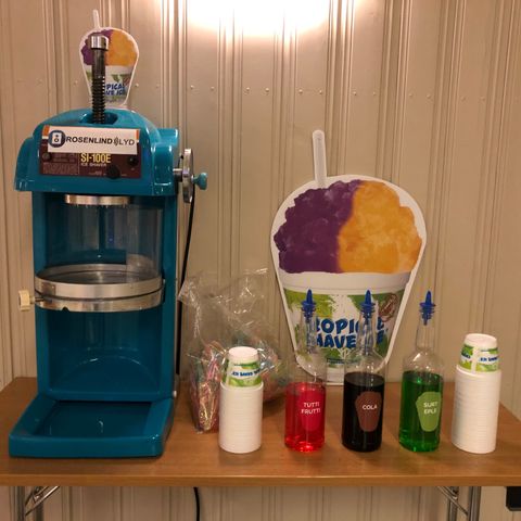 LEIE AV SHAVE ICE MASKIN - JESSHEIM OG OMEGN