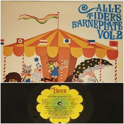 VINTAGE LP/VINYL  ALLE TIDERS BARNEPLATE VOL.2