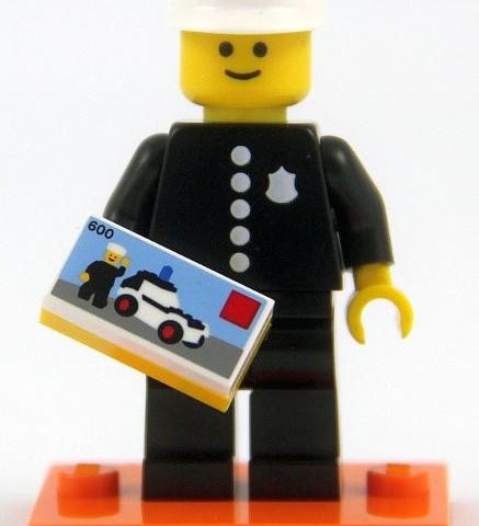 Uåpnet i polybag Lego CMF serie 18 politimann 