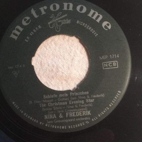 Nina & Frederik - Nina & Frederik (7"singel, 1959)