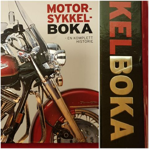 BOK - MOTOR - SYKKEL  - BOKA/ 320 SIDER 