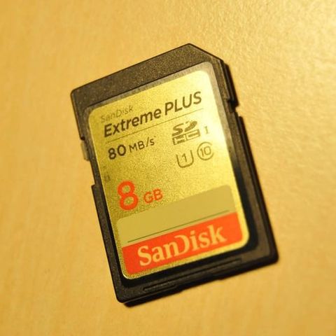 Sandisk Extreme Plus 8 Gb Secure Digital 1 80 Mb/s.