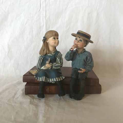 2stk Carl Larsson figurer