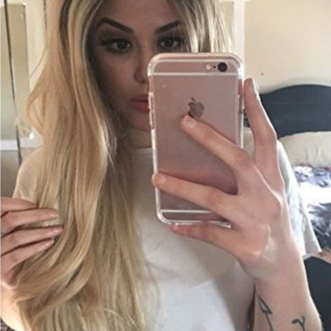 Ny super sexy blond parykk ser ut som human hair