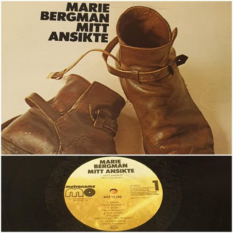 VINTAGE LP/VINYL  - MARIA BERGMAN/MITT ANSIKTE