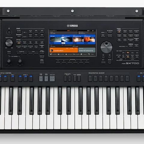 Yamaha PSR-SX700 keyboards med ca 1900 midifiler