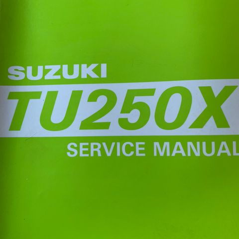 Suzuki TU250X Service Manual